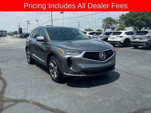 Liquid Carbon Metallic 2024 Acura RDX Advance Package