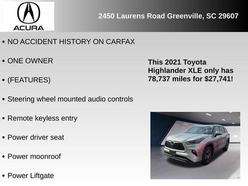 2021 Toyota Highlander XLE
