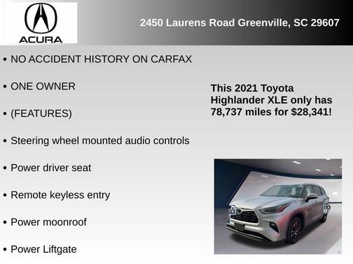 2021 Toyota Highlander XLE