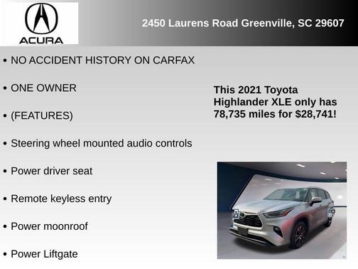 2021 Toyota Highlander XLE