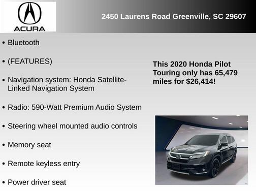 2020 Honda Pilot Touring 8-Passenger