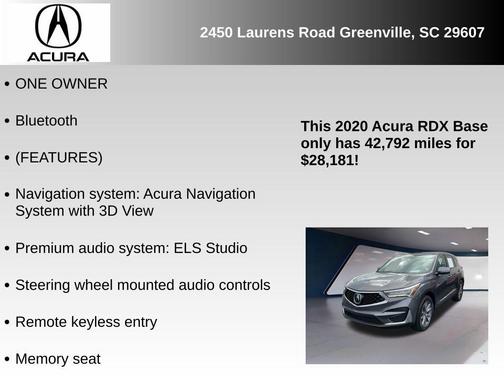2020 Acura RDX Technology Package