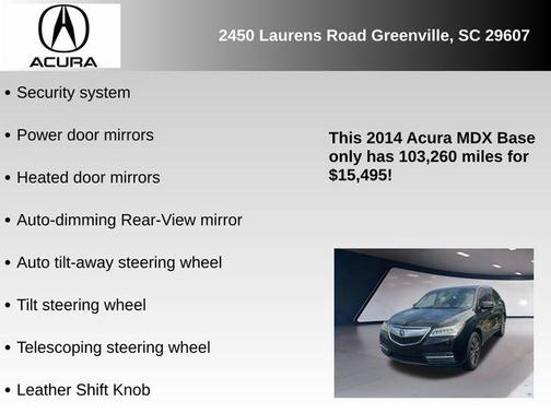 2014 Acura MDX 3.5L Technology Package
