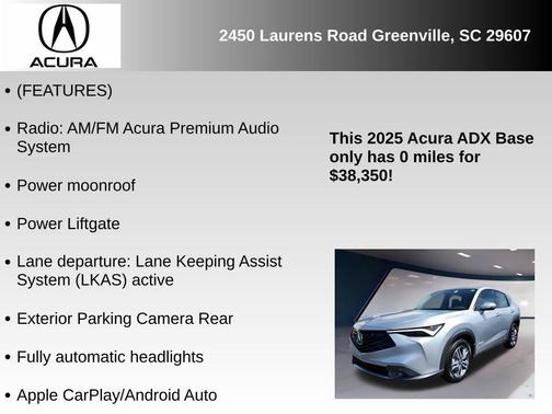2025 Acura ADX Base