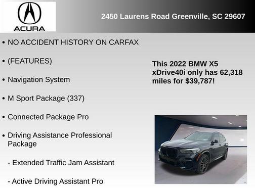 2022 BMW X5 xDrive40i