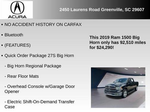 2019 RAM 1500 Big Horn