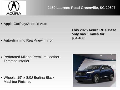 2025 Acura RDX Advance Package