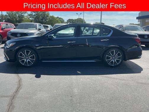 Majestic Black Pearl 2018 Acura RLX Sport Hybrid Advance Package