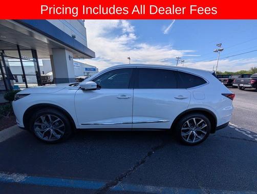 Platinum White 2024 Acura MDX Technology