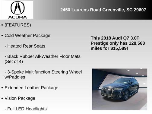 2018 Audi Q7 3.0T Prestige