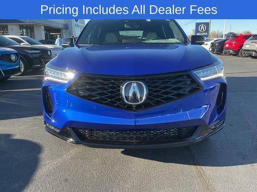 Blue 2026 Acura RDX A-Spec Advance Package