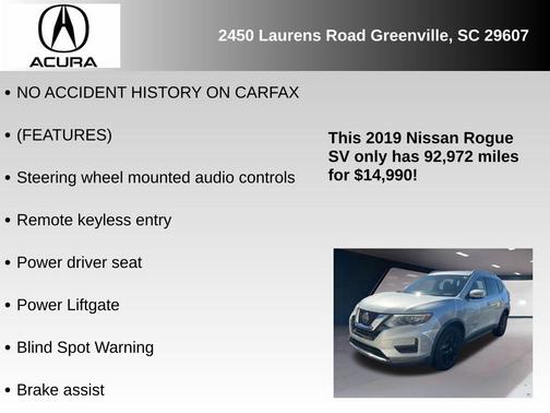 2019 Nissan Rogue SV