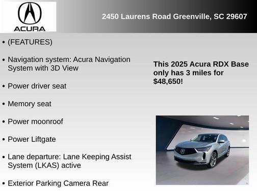 2025 Acura RDX Technology Package