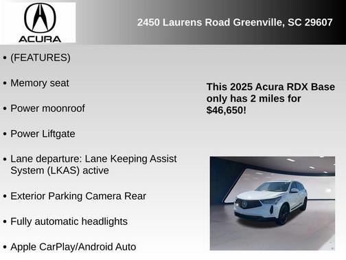 2025 Acura RDX Base
