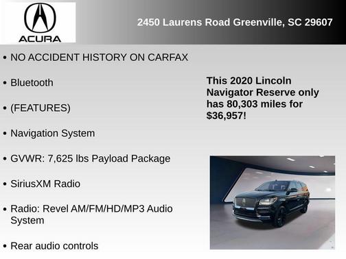 2020 Lincoln Navigator Reserve