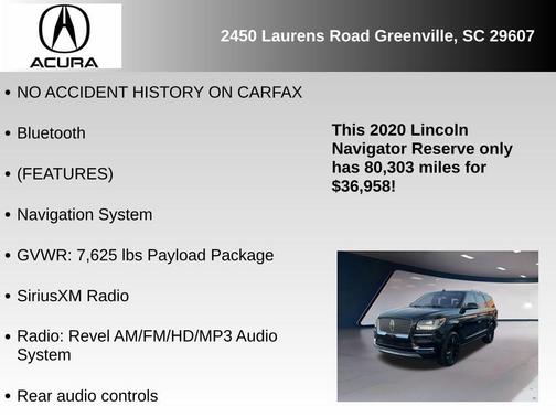 2020 Lincoln Navigator Reserve