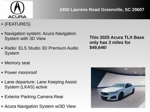 2025 Acura TLX A-Spec