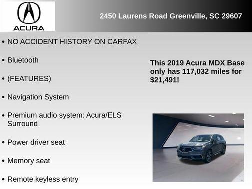 2019 Acura MDX 3.5L w/Technology Package