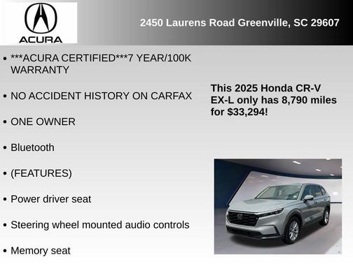 2025 Honda CR-V EX-L