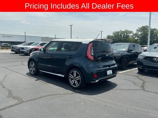Mysterious Blue/White Roof 2018 Kia Soul +
