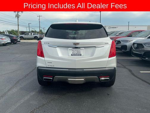 Crystal White Tricoat 2019 Cadillac XT5 Platinum