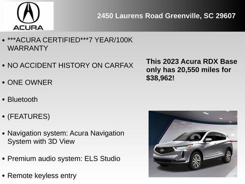 2023 Acura RDX Technology Package