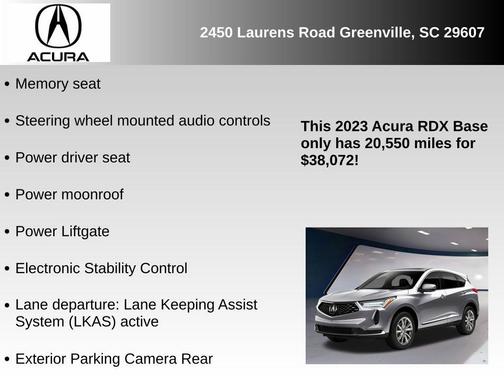 2023 Acura RDX Technology Package