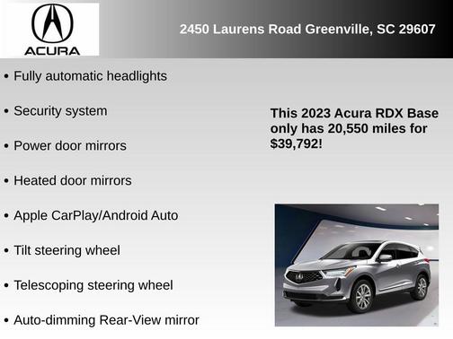 2023 Acura RDX Technology Package