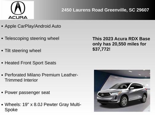 2023 Acura RDX Technology Package