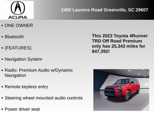 2023 Toyota 4Runner TRD Off Road Premium
