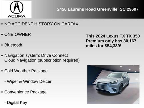 2024 Lexus TX 350 Premium
