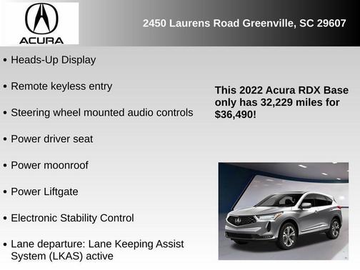 2022 Acura RDX Advance Package