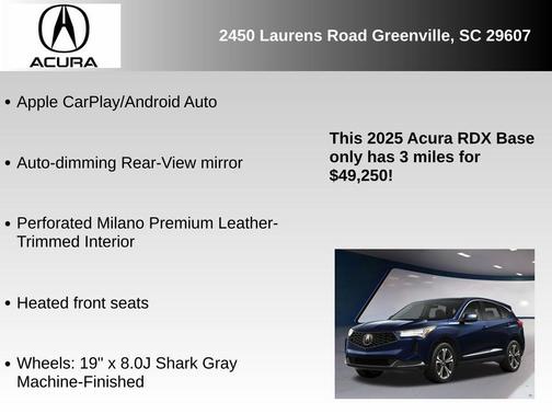 2025 Acura RDX Technology Package