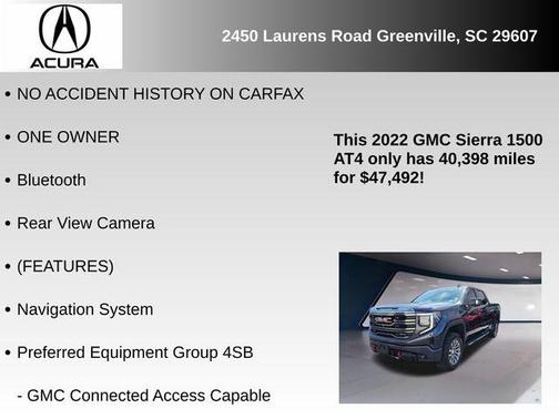 2022 GMC Sierra 1500 AT4