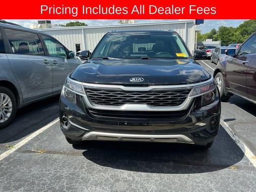 Cherry Black 2021 Kia Seltos EX