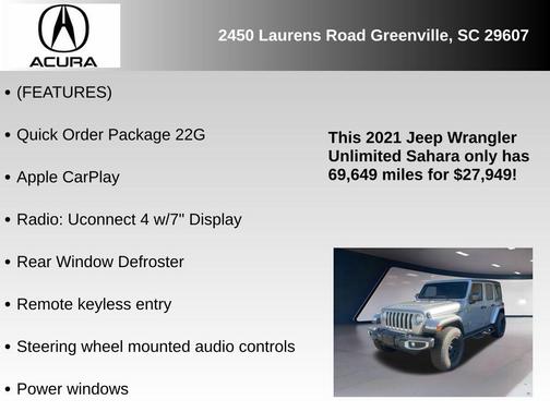 2021 Jeep Wrangler Unlimited Sahara