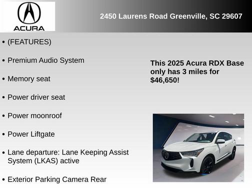 2025 Acura RDX Base