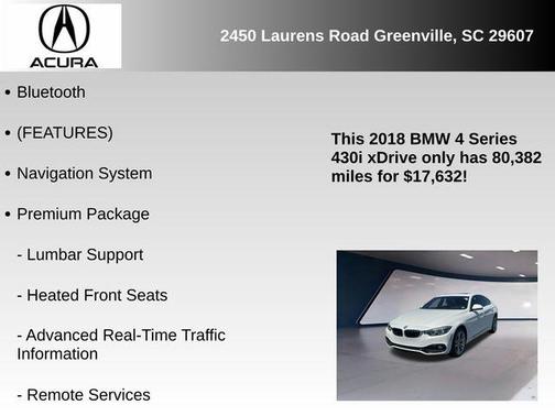 2018 BMW 430 Gran Coupe i xDrive