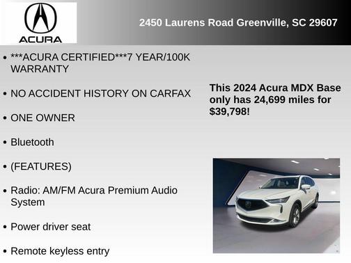 2024 Acura MDX 3.5L