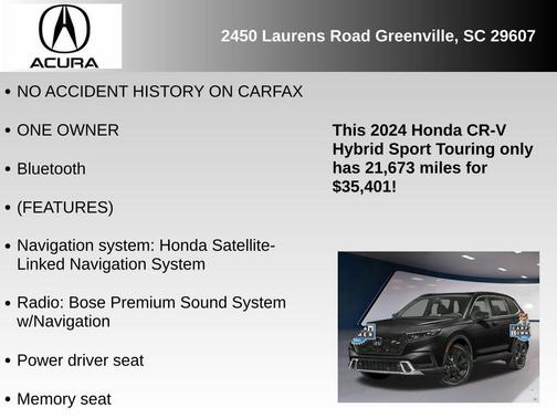 2024 Honda CR-V Hybrid Sport Touring AWD