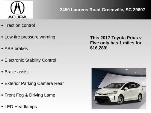 2017 Toyota Prius v Five