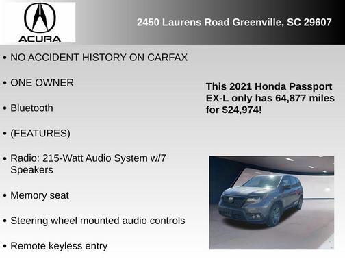 2021 Honda Passport EX-L