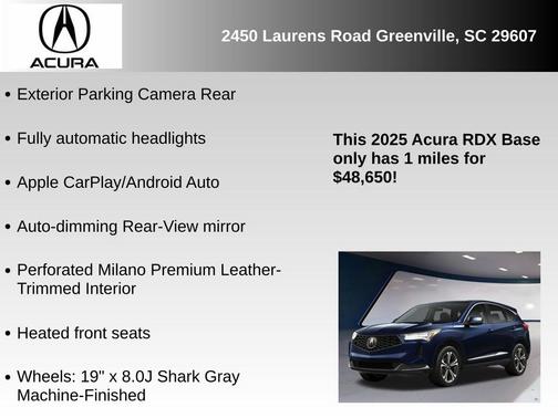 2025 Acura RDX Technology Package