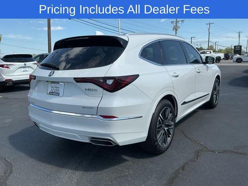 Platinum White Pearl 2026 Acura MDX Advance Package