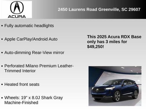 2025 Acura RDX Technology Package