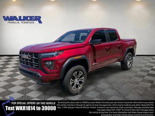 Volcanic Red Tintcoat 2025 GMC Canyon AT4