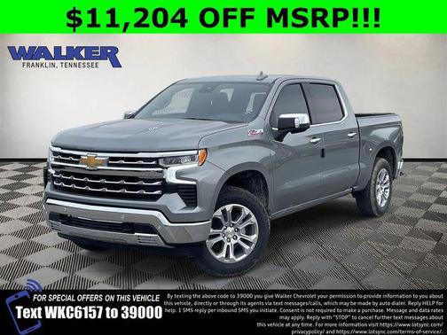 Sterling Gray Metallic 2026 Chevrolet Silverado 1500 LTZ