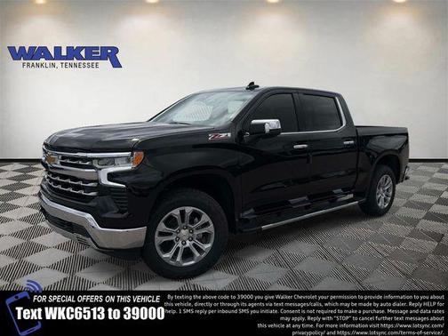 Black 2026 Chevrolet Silverado 1500 LTZ