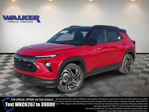 Apex Red 2026 Chevrolet Trailblazer RS
