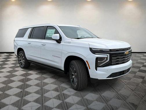Polar White Tricoat 2026 Chevrolet Suburban High Country, 4WD